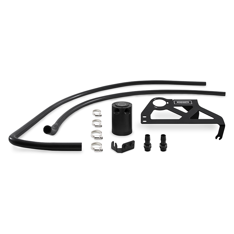 Mishimoto — Mishimoto 12-18 Jeep Wrangler JK Baffled Oil Catch Can Kit - Black
Oil Catch Can Kit - view 9